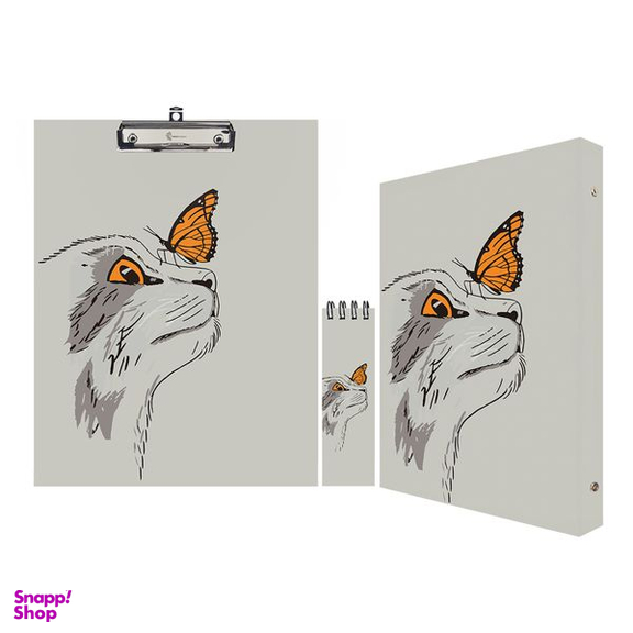 بسته لوازم تحریر پدیده نقش مدل meow بسته 3 عددی