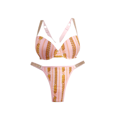 ست لباس زیر زنانه کد 4799 رنگ صورتی