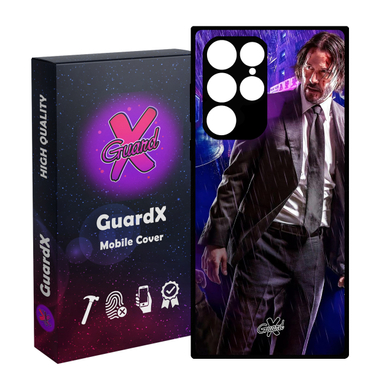 کاور موبایل گارد ایکس طرح John Wick مدل Glass10124 مناسب سامسونگ Galaxy S23 Ultra
