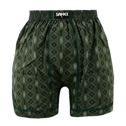 شورت مردانه ساحل مدل پادار چاپی کد 266 بسته 6 عددی