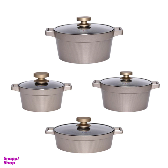 سرویس پخت و پز 8 پارچه یونیک طرح دیاموند کد 8503
