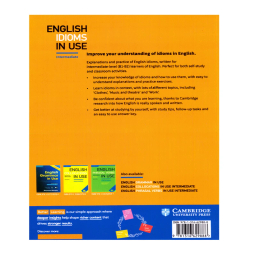 کتاب English Idioms In Use اثر Michael Mccarthy And Felicity O`Dell نشر الوند پویان 2 جلدی