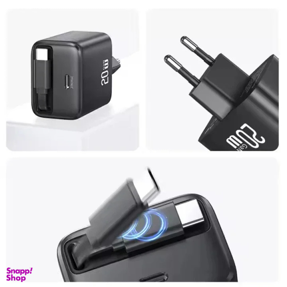 شارژر دیواری 20 وات یوسمز مدل CC233 به همراه کابل USB-C