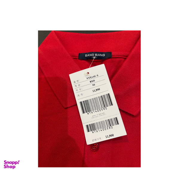 پولوشرت مردانه کد 142 رنگ قرمز