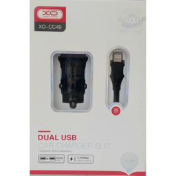 شارژر فندکی 12 وات ایکس او مدل CC49 12W به همراه کابل