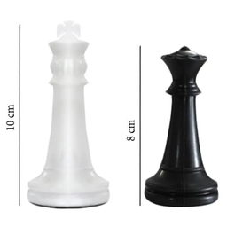 شطرنج فدراسیونی مدل رجال توپر به همراه کیف حمل