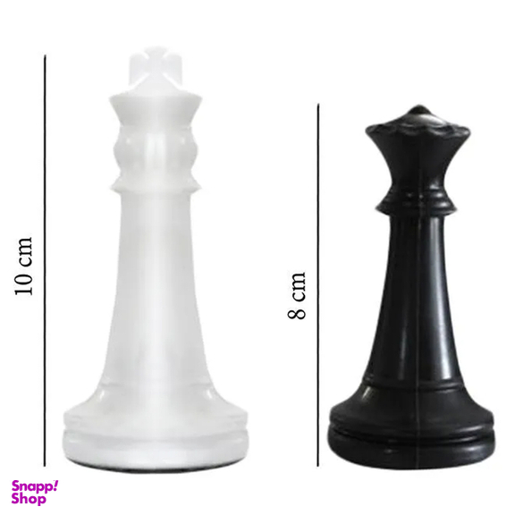 شطرنج فدراسیونی مدل رجال توپر به همراه کیف حمل