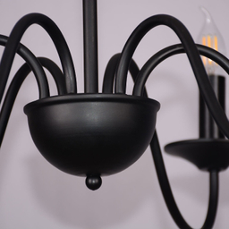 لوستر چشمه نور کد C2800-6BK