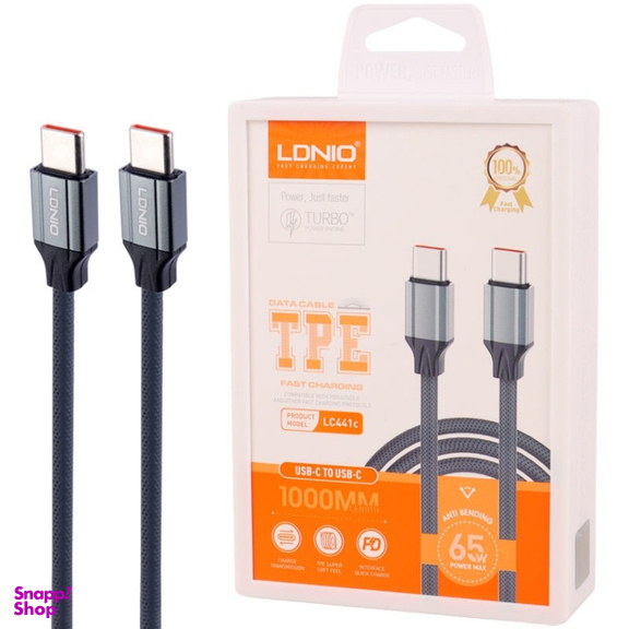 کابل دیتا USB-C الدینیو مدل LC441c طول 1 متر