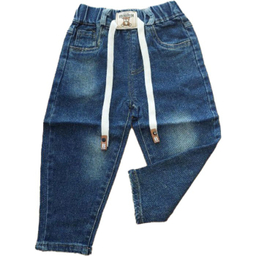 شلوار جین بچگانه مدل تدی رنگ آبی