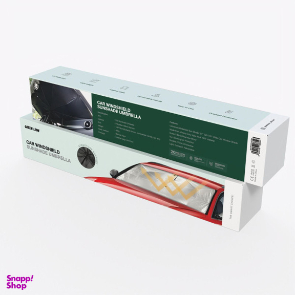 چتر آفتابگیر شیشه جلو خودرو گرین لاین مدل GNCRWNDUMPBK