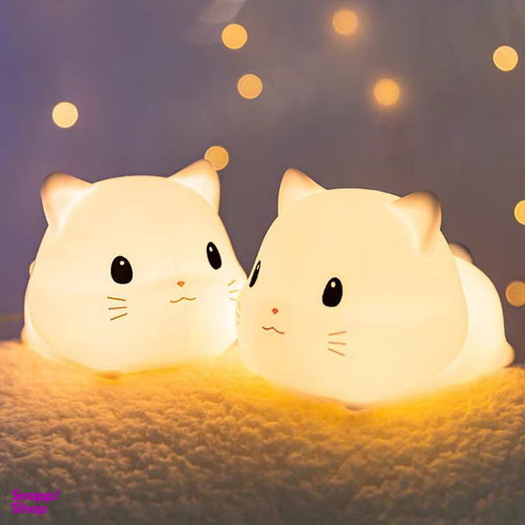 چراغ خواب کودک طرح بچه گربه کد L17