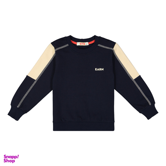 سویشرت آستین بلند پسرانه مادر مدل 802850 رنگ سرمه ای