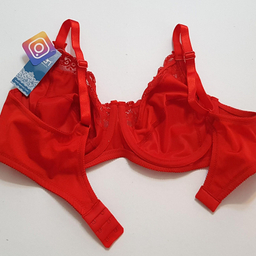 سوتین زنانه لین مدل فنردار کد 4680-606 رنگ قرمز