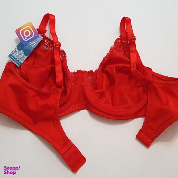 سوتین زنانه لین مدل فنردار کد 4680-606 رنگ قرمز