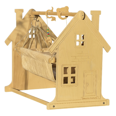 گهواره طرح کلبه کد ghvarehkolbe1001