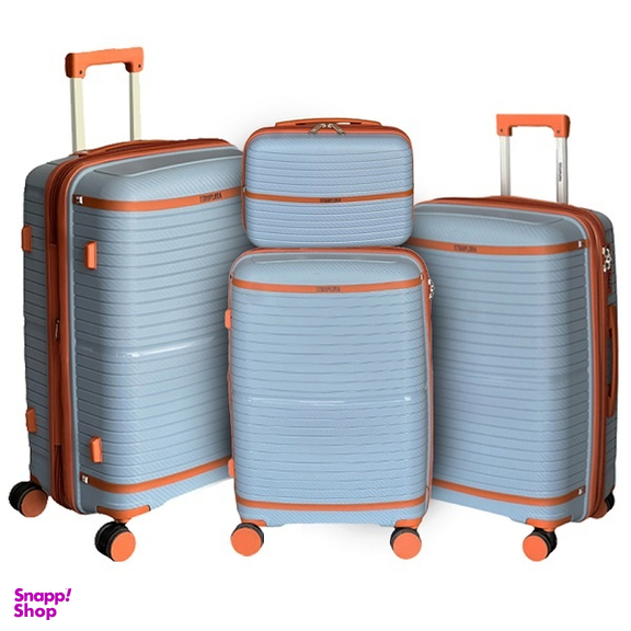 ست چمدان تیتان پلورا مدل TITANPLORA TP6666 TRAVEL IN STYLE مجموعه 4 عددی