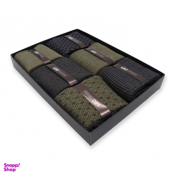 جوراب مردانه لئو کد 105 بسته 6 عددی