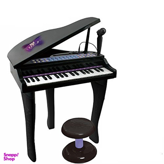 اسباب بازی موزیکال مدل پیانو پایه دار و میکروفون کد 88022