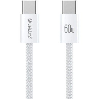 کابل دیتا Type-C سلبریت کد U 600-60W طول 1 متر