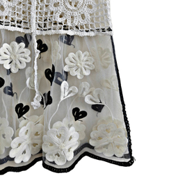 تاپ زنانه مدل دانتل پرو 1 رنگ سفید