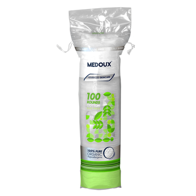 پد پاک کننده آرایش مداکس مدل Organic بسته 100 عددی