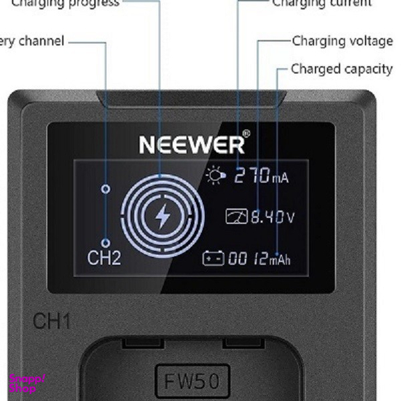 کیت باطری و شارژر نیویر مدل FW50