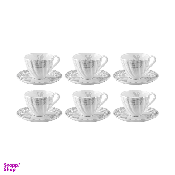 سرویس چای‌ خوری 12 پارچه گلد کیش طرح الینا کد GK701108-10