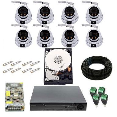 سیستم امنیتی روبیکس 5 مگاپیکسل 8 کانال مدل RU-6108 مجموعه 24 عددی