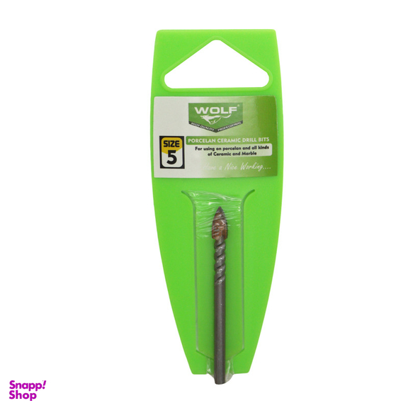 مته پرسلان سرامیک ولف کد YP-6CM سایز 5 میلی متر
