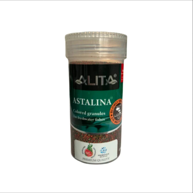 غذای ماهی آستالینا آلیتا مدل ASTALINA سایز 0.6 میلی متر حجم 120 میلی لیتر