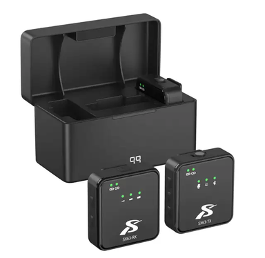 میکروفن یقه ای بی سیم مدل SX63 RX Pro مجموعه 2 عددی