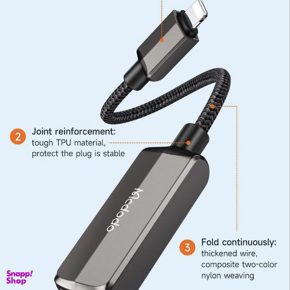 مبدل لایتنینگ به USB OTG/لایتنینگ مک دودو مدل CA-2690