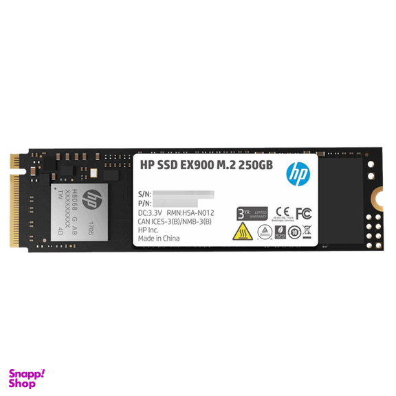 اس اس دی اینترنال اچ پی مدل EX900 M.2 ظرفیت 250 گیگابایت
