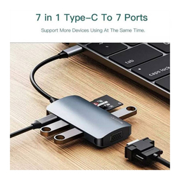هاب 7 پورت USB-C یسیدو مدل HB16