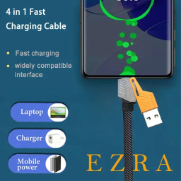 کابل تبدیل Type-C/USB به Lightning/Type-C آزرا مدل PD 27 W-MAX طول 1 متر
