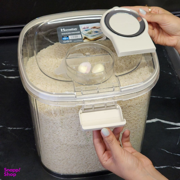 ظرف برنج هوم کت مدل شالیز گنجایش 5 کیلوگرم