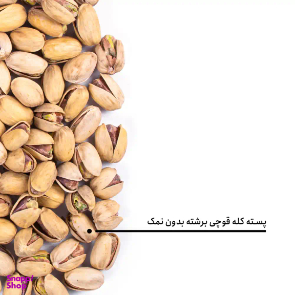 پسته کله قوچی برشته بدون نمک بارجیل