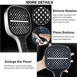 سردوش حمام پاپیروس مدل پیانویی چند حالته Titan