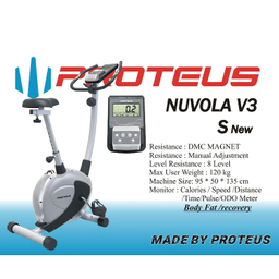 دوچرخه ثابت خانگی ایستاده پروتئوس مدل Nuvola V3 New