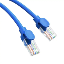 کابل شبکه باسئوس مدل Round RJ45 Cat6 طول 50 سانتی‌ متر
