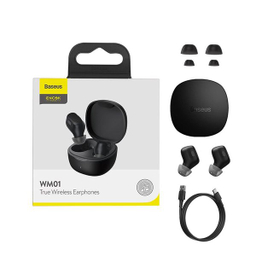 هدفون بلوتوثی باسئوس مدل KLWC MELOBUDS WM01