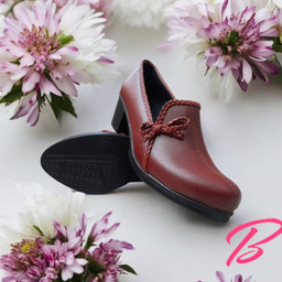 کفش رسمی زنانه کد 832 رنگ قهوه‌ای