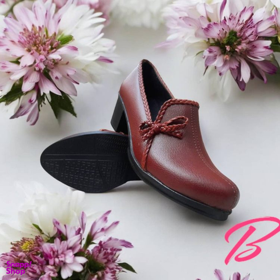 کفش رسمی زنانه کد 832 رنگ قهوهای