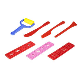 خمیر بازی 10 رنگ آریا مدل سطلی آبی