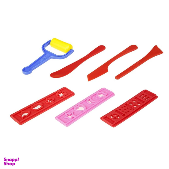 خمیر بازی 10 رنگ آریا مدل سطلی آبی