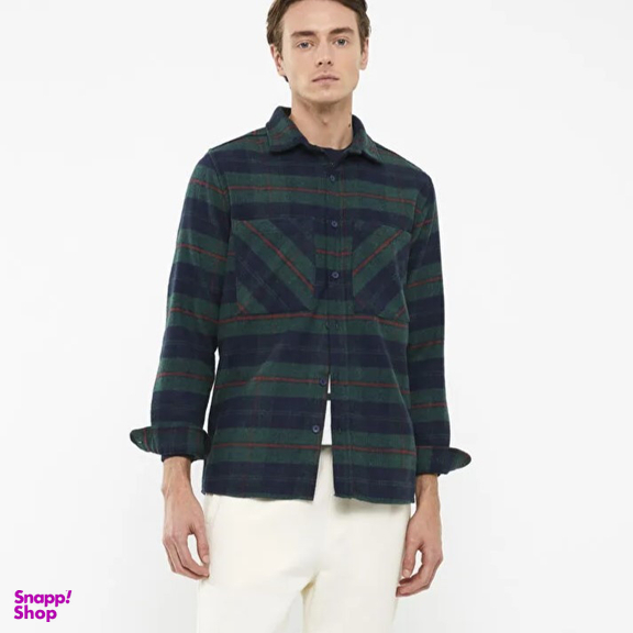 پیراهن آستین بلند مردانه ال سی وایکیکی مدل چارخونه