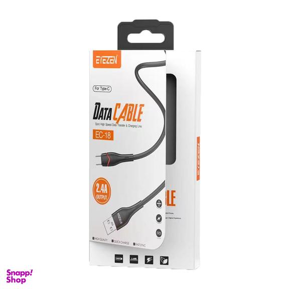 کابل تبدیل USB به USB-C آیزن مدل EC-18 Fast Charge طول 1 متر