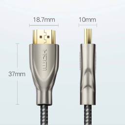 کابل تبدیل HDMI 2.0 Male 4K UHD یوگرین مدل HD131 کد 50108 طول 2 متر