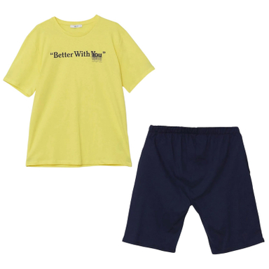 ست تیشرت آستین کوتاه و شلوارک راحتی مردانه ال سی وایکیکی مدل Fresh-Pamuk